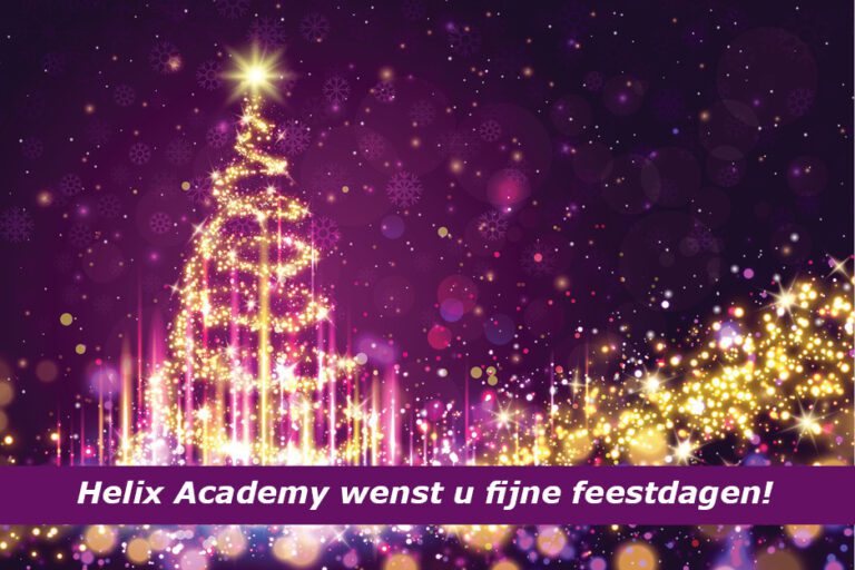 Helix Academy wenst u fijne feestdagen!